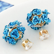 top selling crystal fashion earring designs new model earrings for women